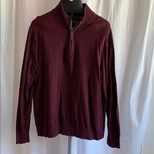 Eddie Bauer 1/4 zip mock neck sweater